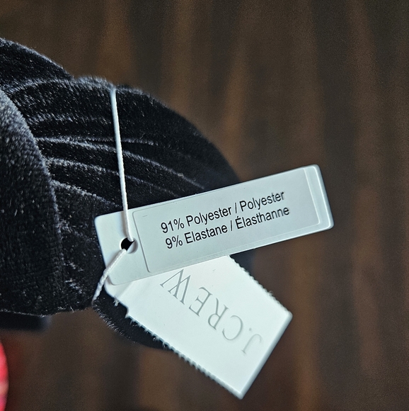 J.Crew velvet knot headband, black - Picture 4 of 4